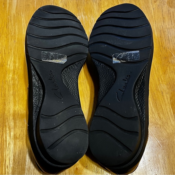 Clarks Bendables Mary Jane Brown Leather Slip on Shoes Women's Sz 9.5M - Picture 6 of 7